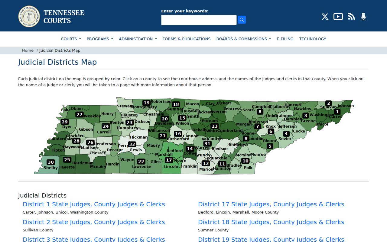 Stewart County court records within Tennessee Judicial District 23